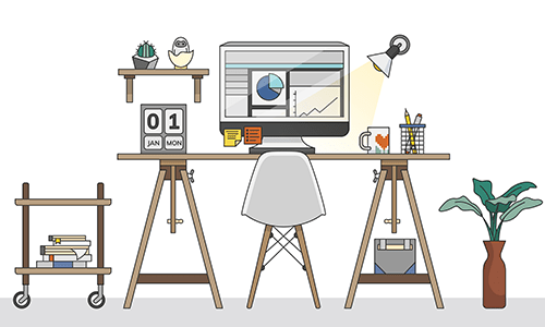low cost dedicated desk in Chennai